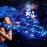 a woman with her eyes closed and arms folded believing in the law of attraction